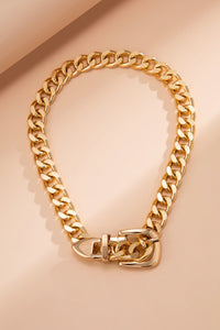 Belt Buckle Necklace